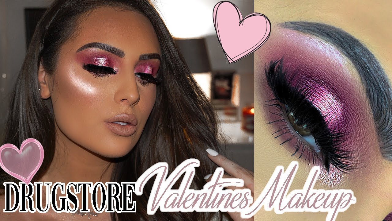 DRUGSTORE VALENTINES DAY MAKEUP *2019*