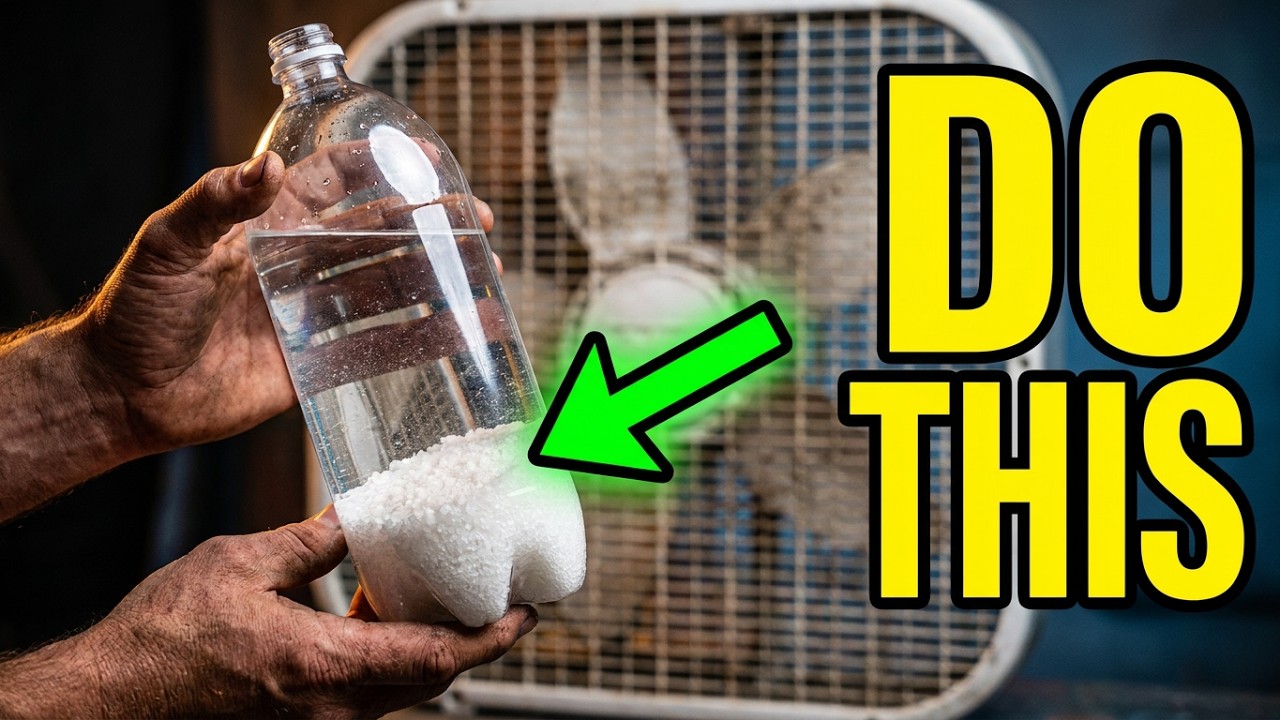 Turn Any Fan Into an AC for $0 &mdash; The Salt Trick Nobody Knows