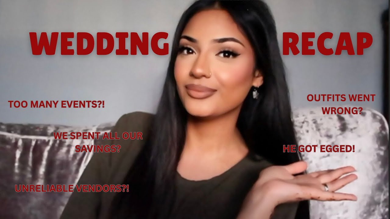 MY WEDDING RECAP Q+A | My husband got egged?  Spent my life savings? Colour scheme drama?