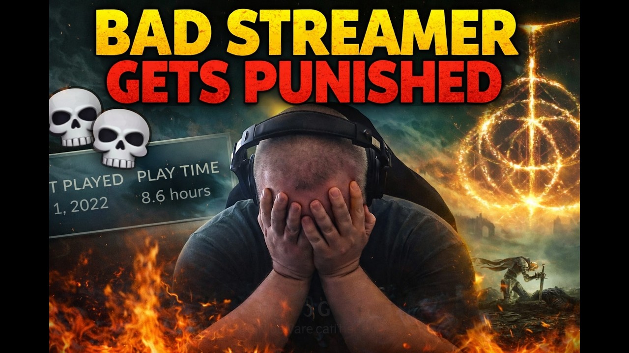 Bad Streamer Gets Punished! Restart - Elden Ring Playthrough ep17
