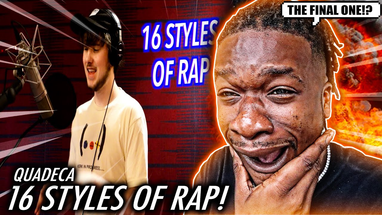 QUADECA IS DONE!? | 16 Styles of Rapping! (ft. J Cole, NBA Youngboy, Polo G, Tyler The Creator)