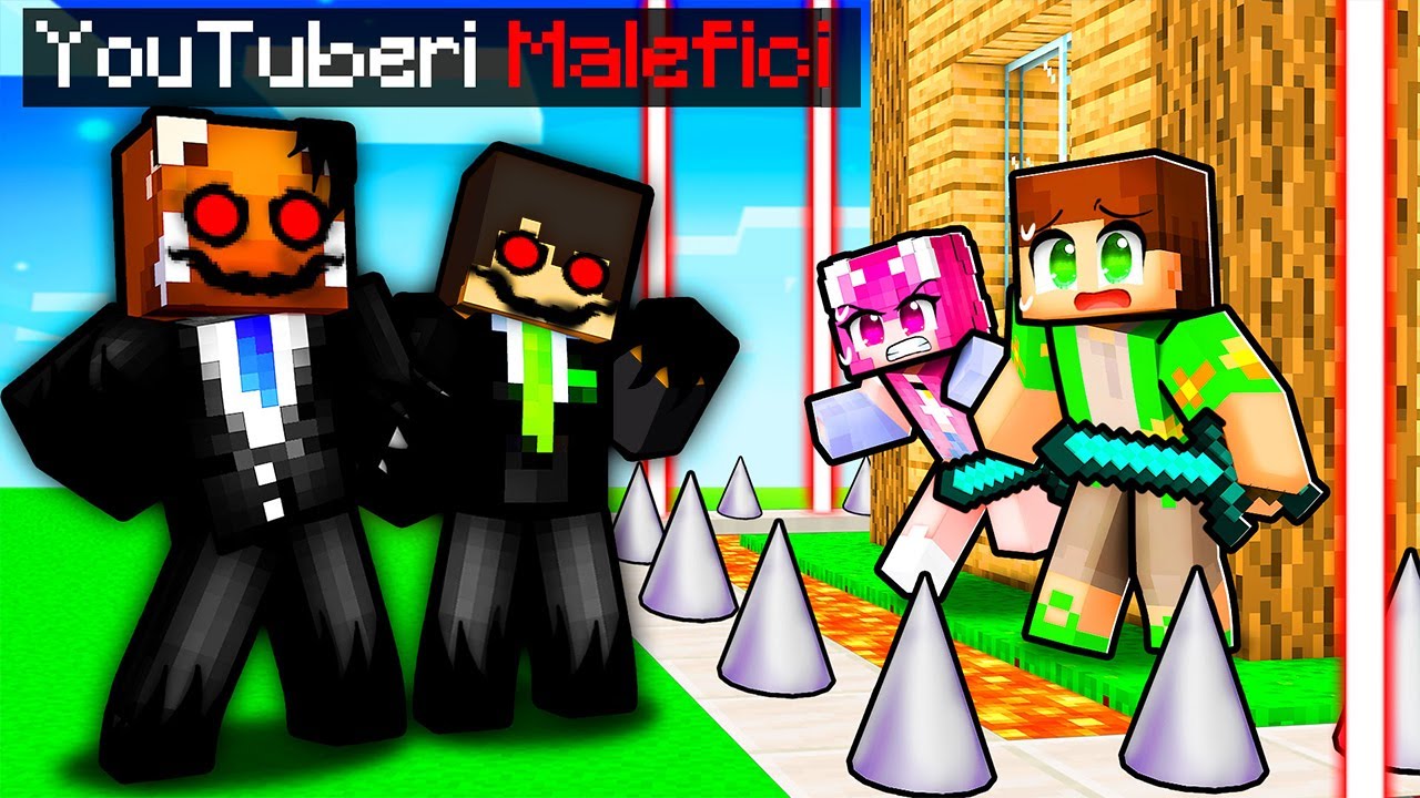 YouTuberi *MALEFICI* VS Cea Mai SECURIZATA Baza pe Minecraft!