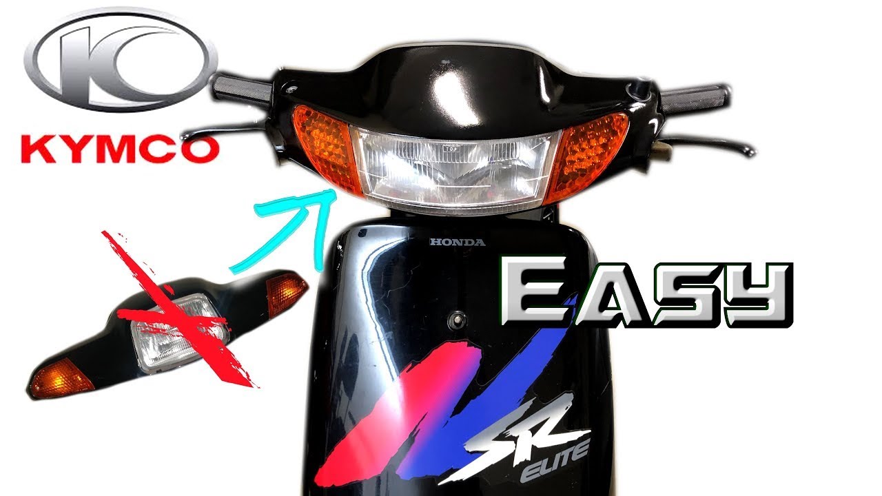 Dj50 Headset swap Honda Elite 50   The EASIEST WAY!! SA50 AF16 Honda scooters
