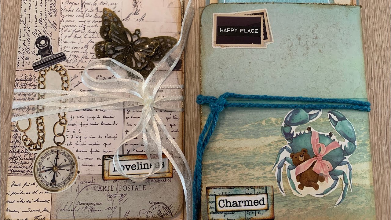 Tuto |4 🌻Happy Mail Facile avec 1 feuille 30/30 100% Action 🌻💙🦋|220 #scrapbooking #scrap #happymail
