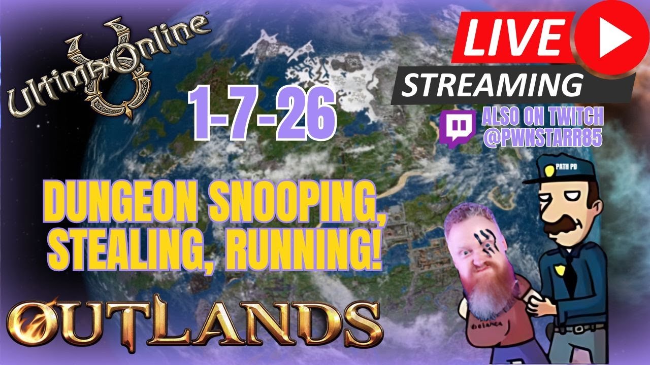 1-07-26 ULTIMA ONLINE | LIVESTREAM | UO Outlands BEST MMORPG 2025