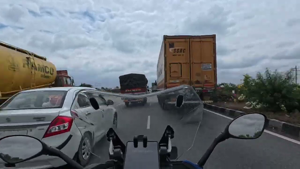 Penukonda to Bangalore on a BMW R1200RS