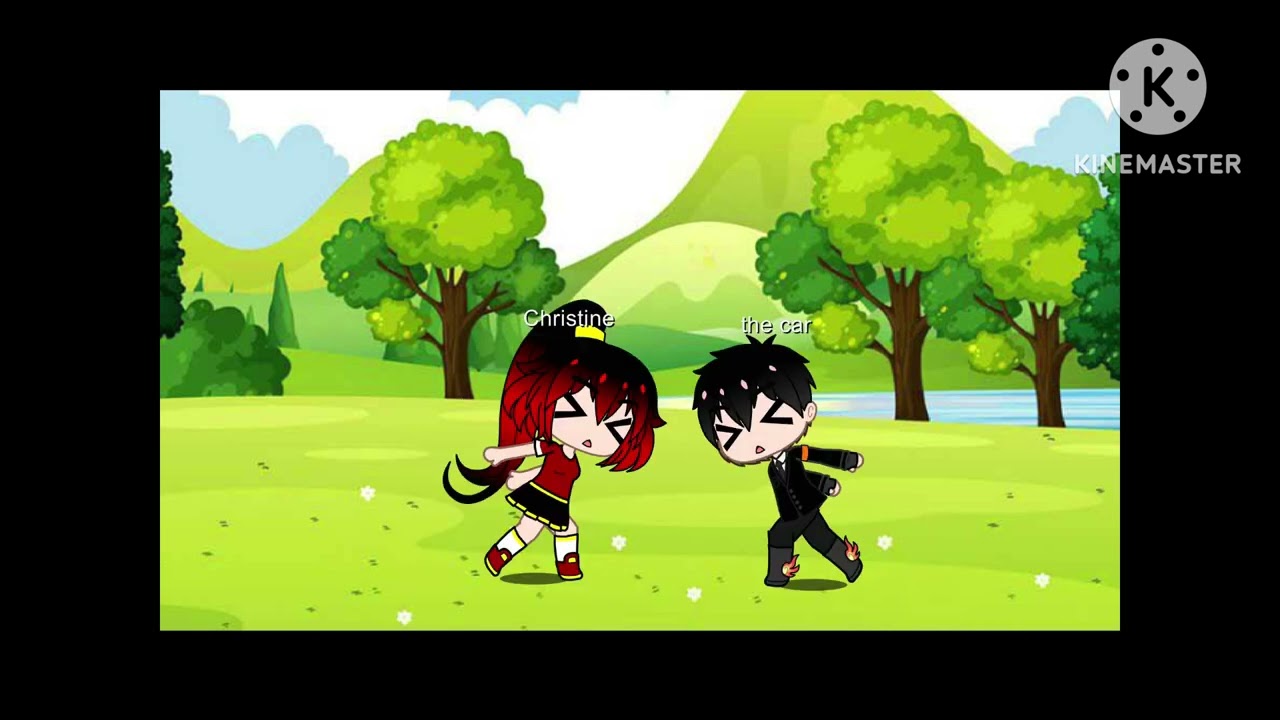 Christine vs the car in gacha life with a shocking ending