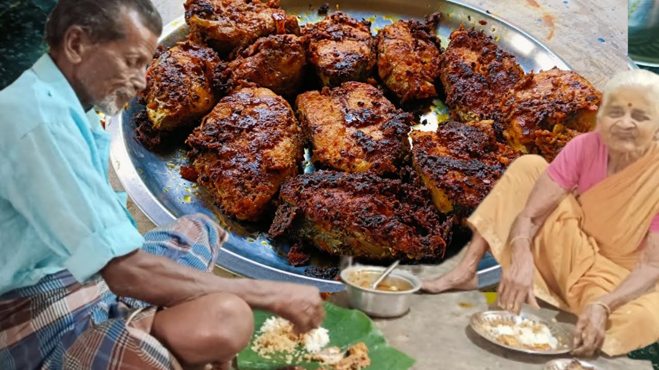 வஞ்சிர மீன் வறுக்கலாம் வாங்க/vanjaram fish fry pandalam