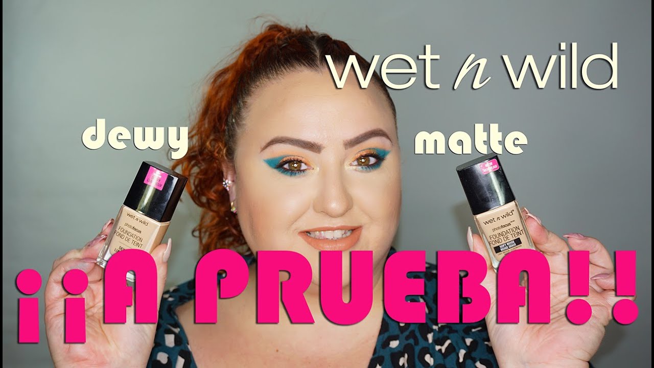 WET N WILD Photofocus Foundation || Matte VS Dewy... ¡¡A Prueba!!