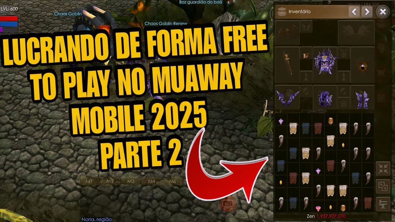 LUCRANDO DE FORMA FREE TO PLAY NO MUAWAY MOBILE 2025 PARTE 2