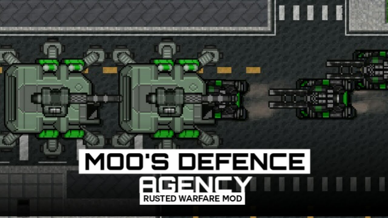 Rusted Warfare| A tank that can turn into a turret? (Moo's Defence Agency rwmod)