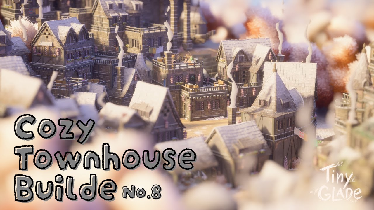 【ASMR】もったりワールド制作 8 | Cozy Townhouse Builde【Tiny Glade】