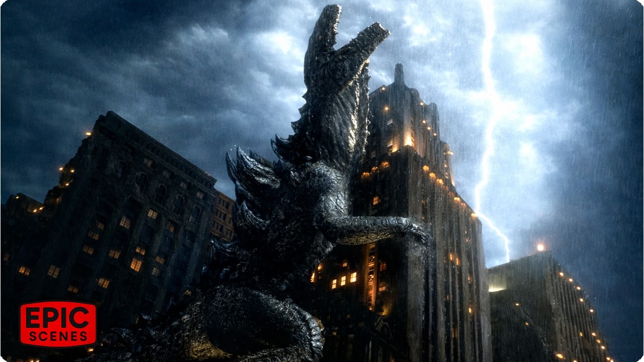 New York Is Trapped With a Giant Monster | GODZILLA (Clip)