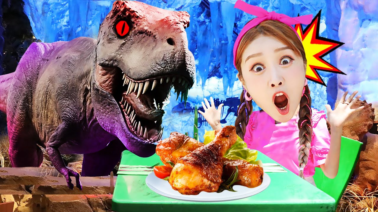 무시무시한 공룡과 같이 밥을 먹어요!! DisneySprings T-REX