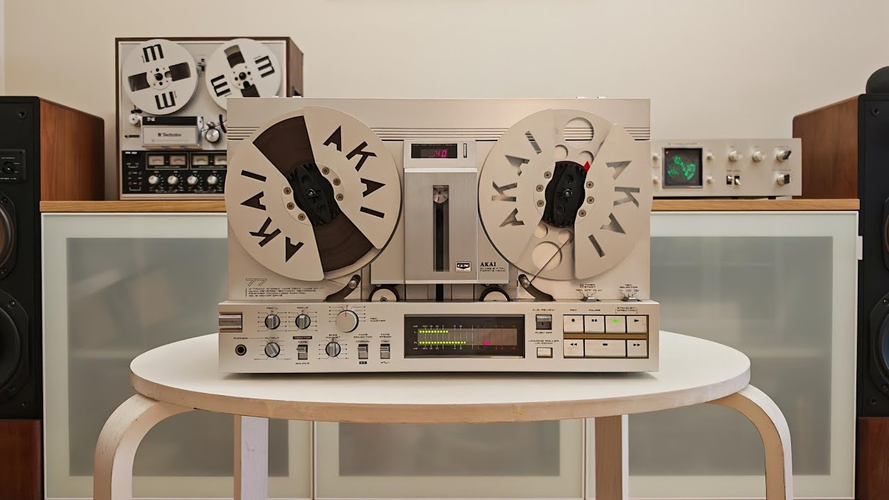 AKAI GX-77 😵‍💫🔝 Reel to reel tape recorder year 1️⃣9️⃣8️⃣1️⃣🔛1️⃣9️⃣8️⃣3️⃣