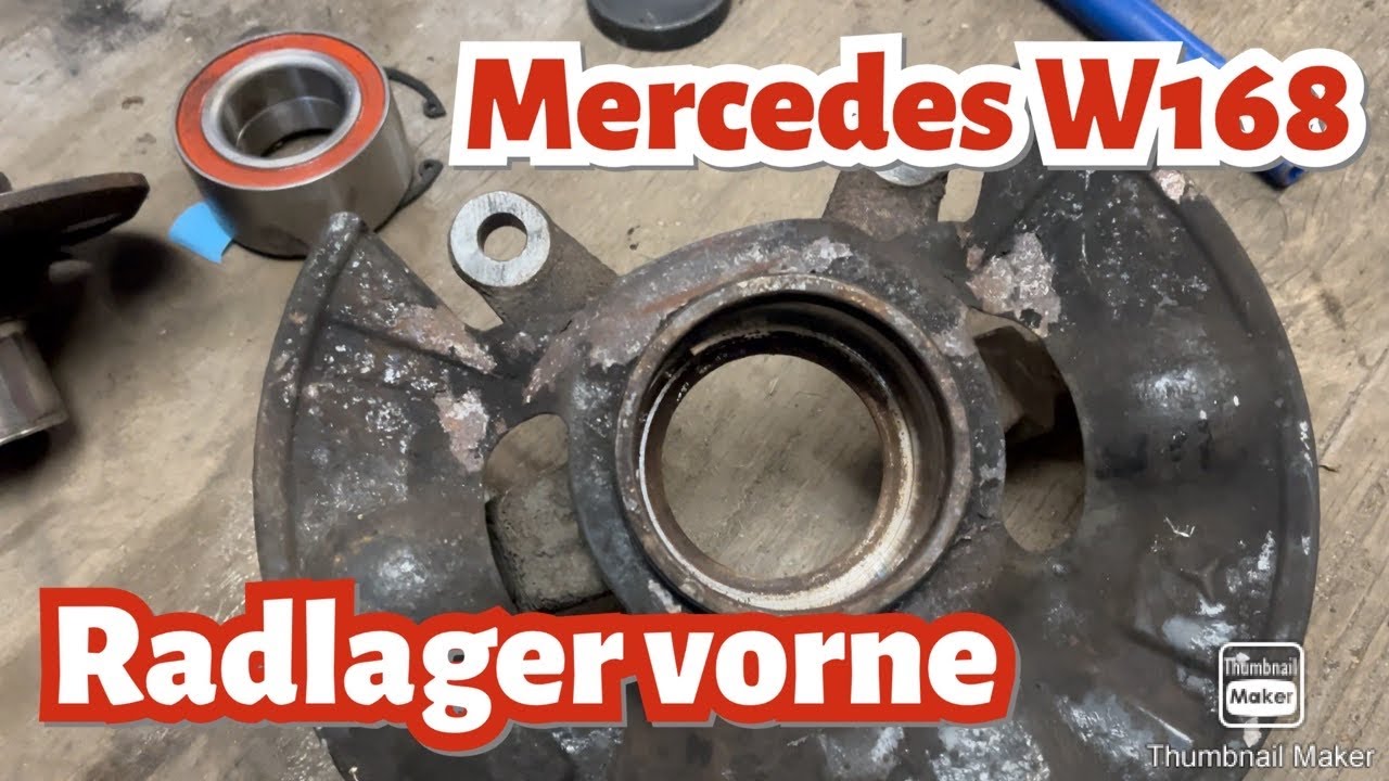 Mercedes A Klasse W168 Radlager vorne wechseln Vorderachse