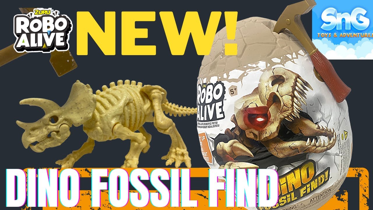 Zuru Rob Alive - NEW!!! Surprise Egg - Dino Fossil Find (Unboxing)