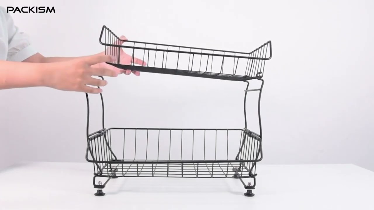Installation guide of 5 tier fruit storage