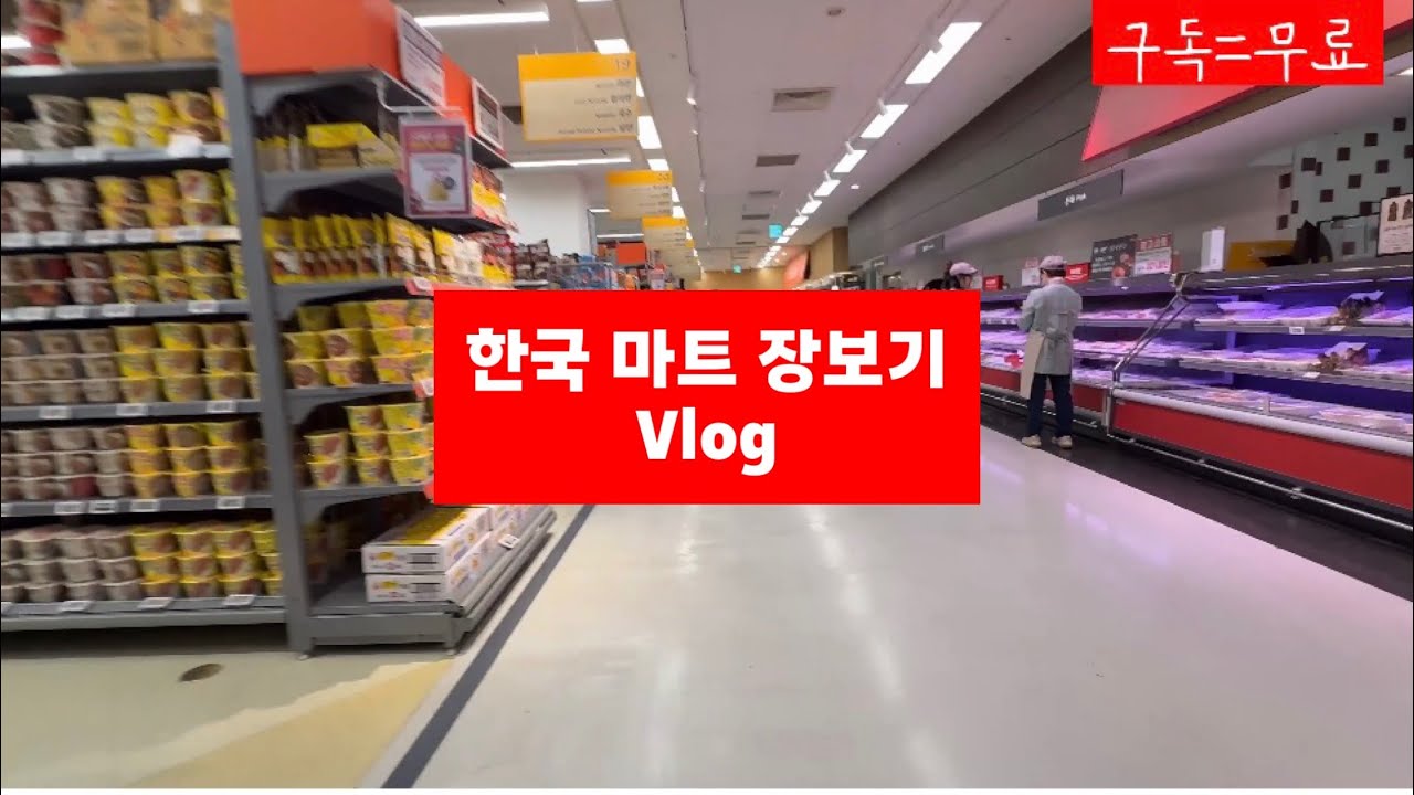 한국 대형마트 장보기 브이로그 홀로 장보기🛒💕 / 스타필드 마켓 경산점
