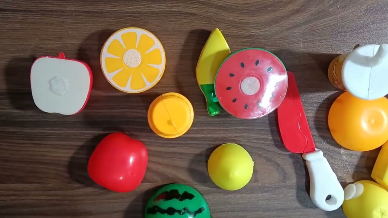 ASMR   6 minutes Satisfying with unboxing hello kitty Fruits set   hello kitty  miniature toy #asmr