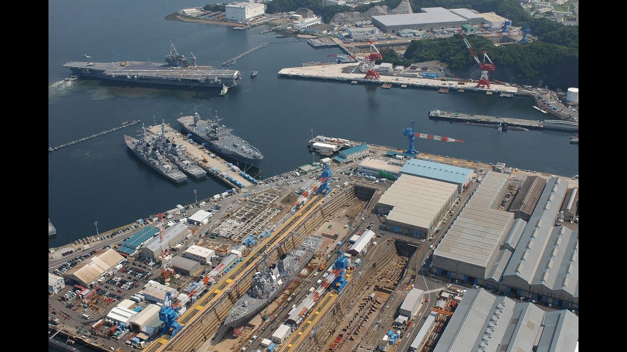 Fleet Activities Yokosuka Japan, busy night at the Navy Exchange and Commissary.