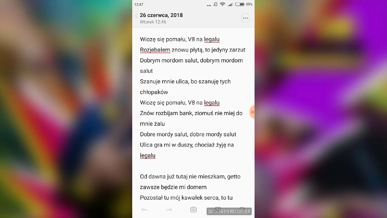 Tekst Piosenki : Kali 30 KMH