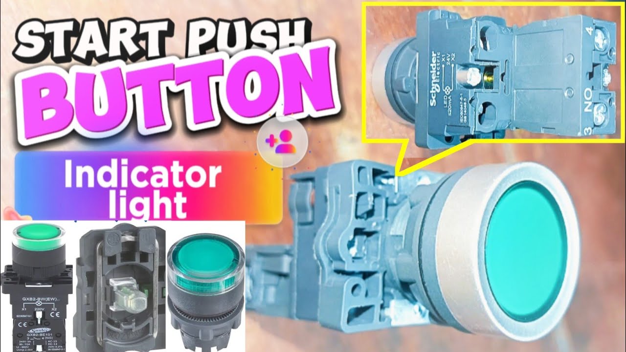 How Illuminated Push Button Switch Work | Push Button Indicator @MianElectric