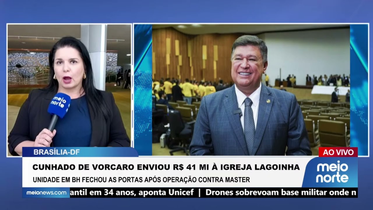 Cunhado de Vorcaro enviou R$ 41 milhões à igreja lagoinha | Agora Brasil