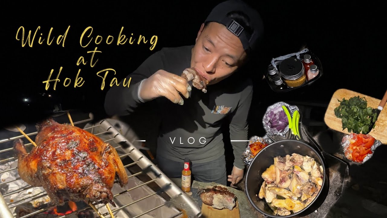 Wild cooking at Hok Tau Campsite ( Pure Nepali style dinner ) - Couples Camping VLOG |  #hongkong