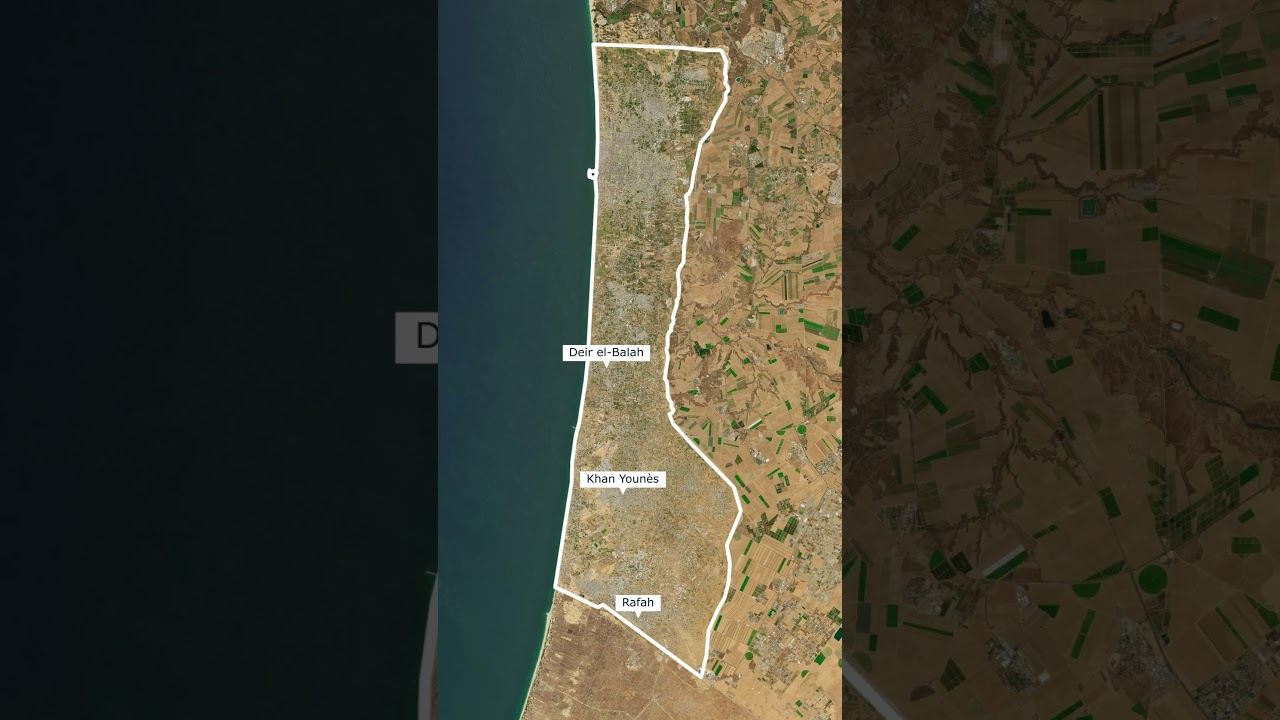 G&eacute;ographie de la bande de Gaza
