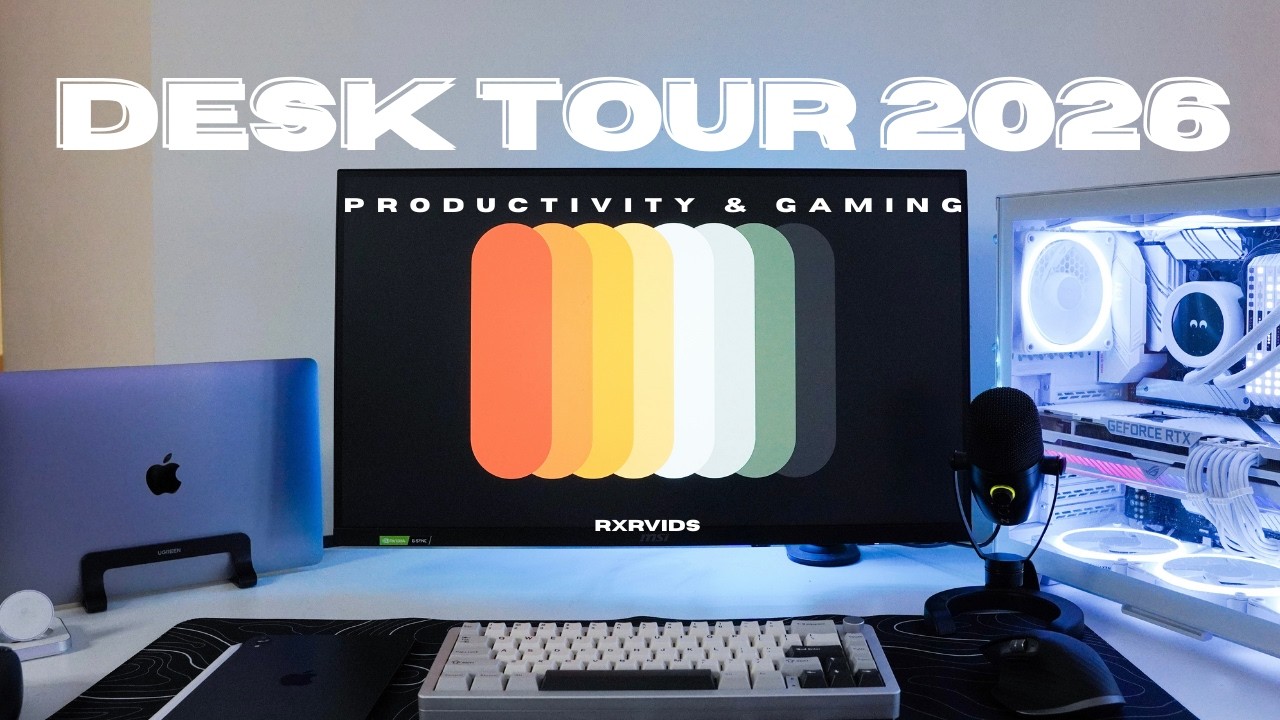 My Desk Setup Tour 2026 (Productivity & Gaming)