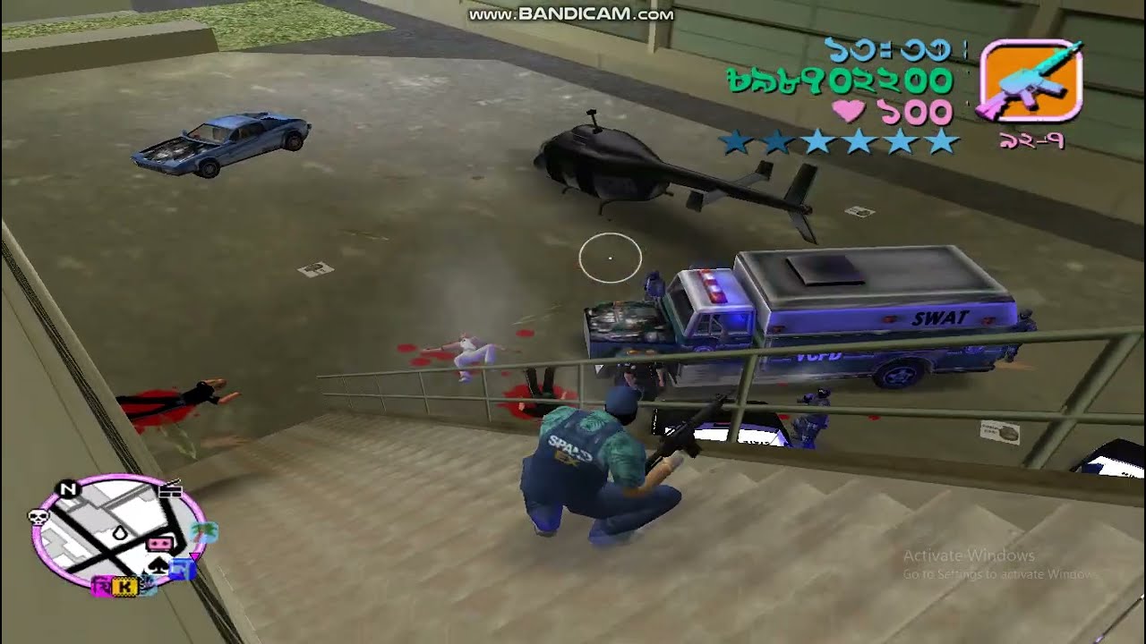 gta vice city tommy vercetti vs cop  police hatkoyater attack