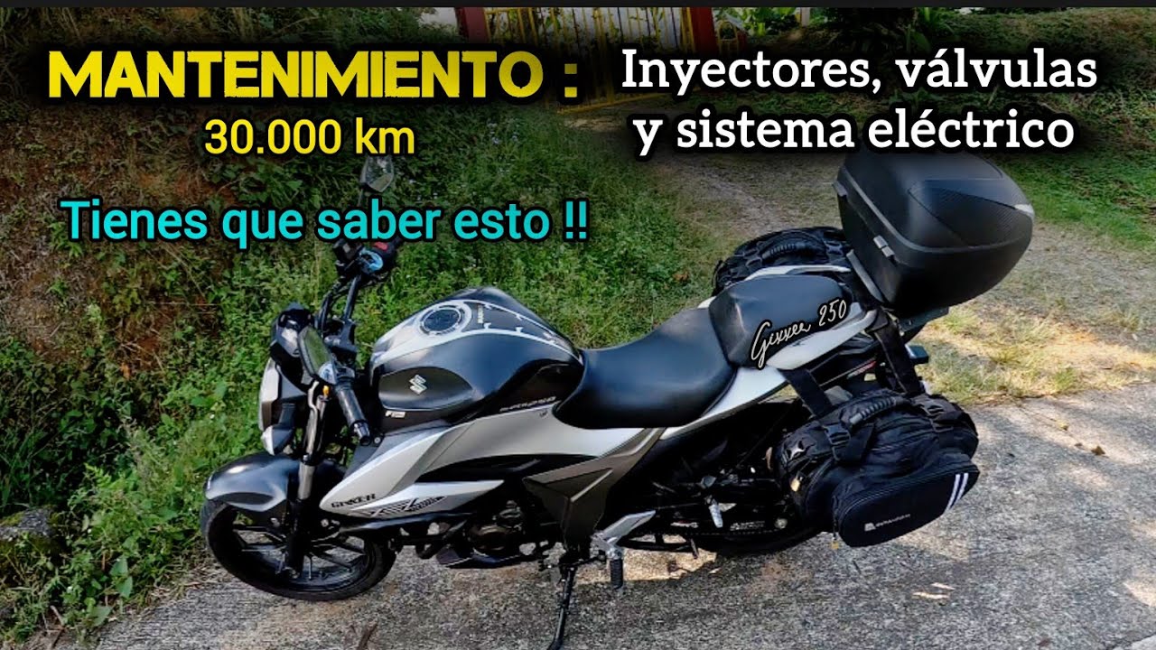 mantenimiento gixxer 250 ✅️ 🚨 sincronizacion sistema de inyección