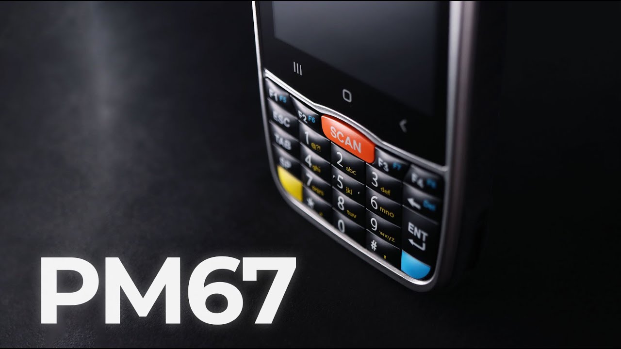 The new PM67: Rugged Mobile Computer with Full Keypad
