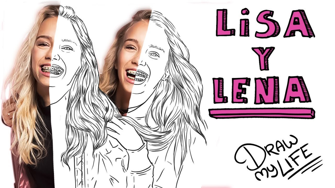 LISA Y LENA | Draw My Life (Las gemelas más famosas de Musically)