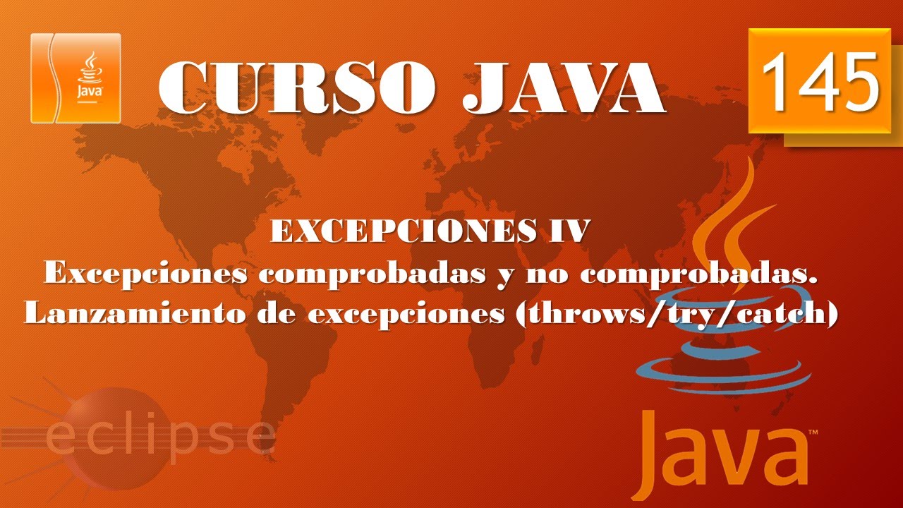Curso Java  Excepciones IV. throws try catch. Vídeo 145