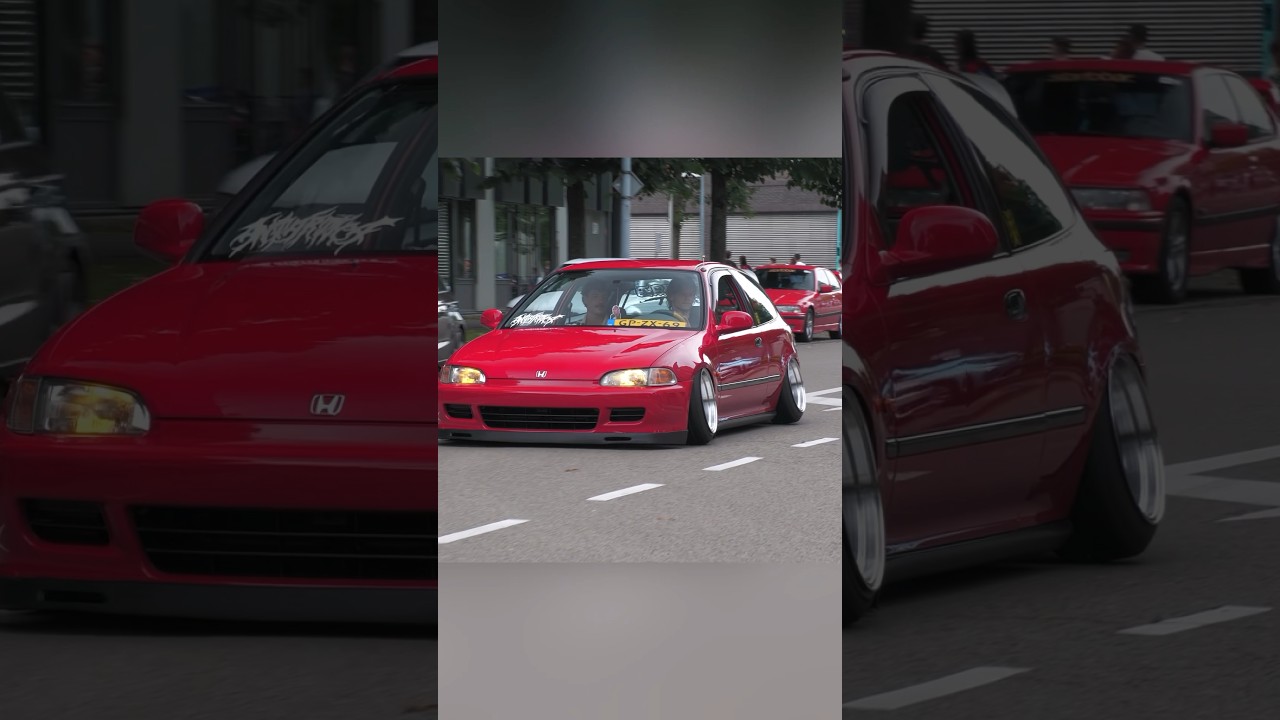 Clean LOW STATIC Honda Civic 🔥 #civic