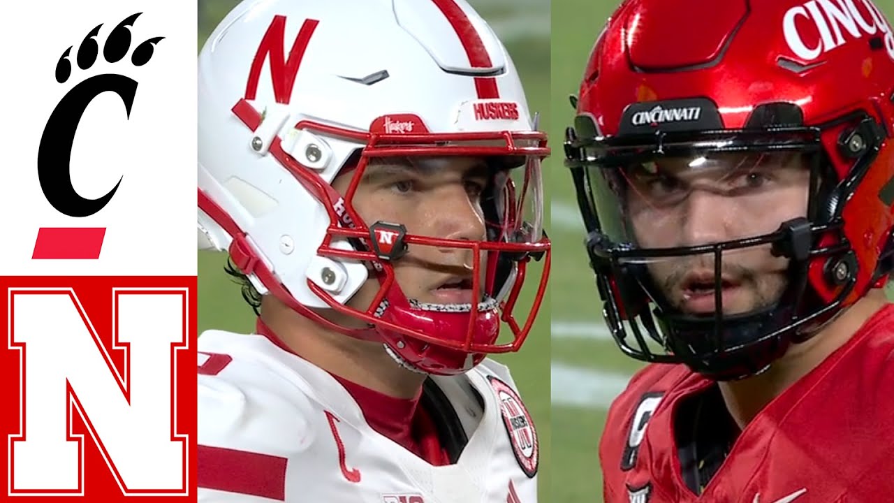 Nebraska vs Cincinnati College Football Full Game Highlights 2025 Week 1