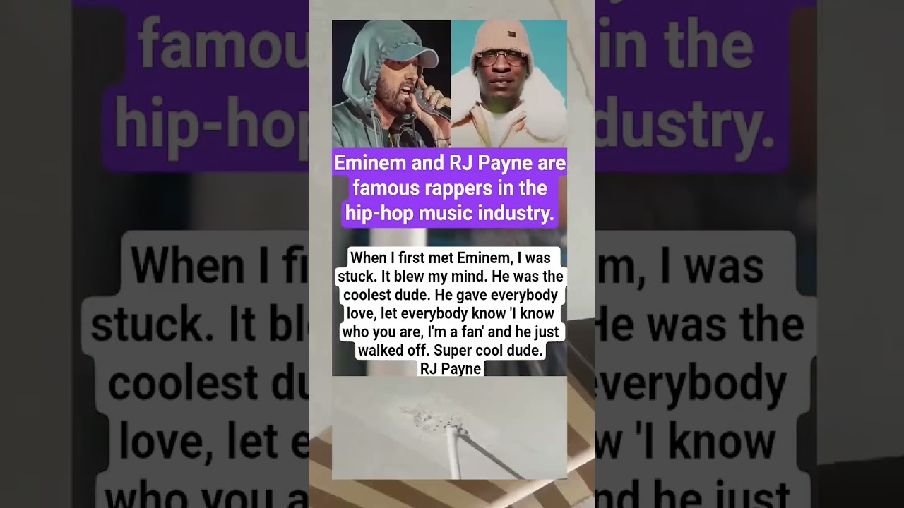 Meeting Eminem: Rapper Shares a Life-Changing Fan Encounter 