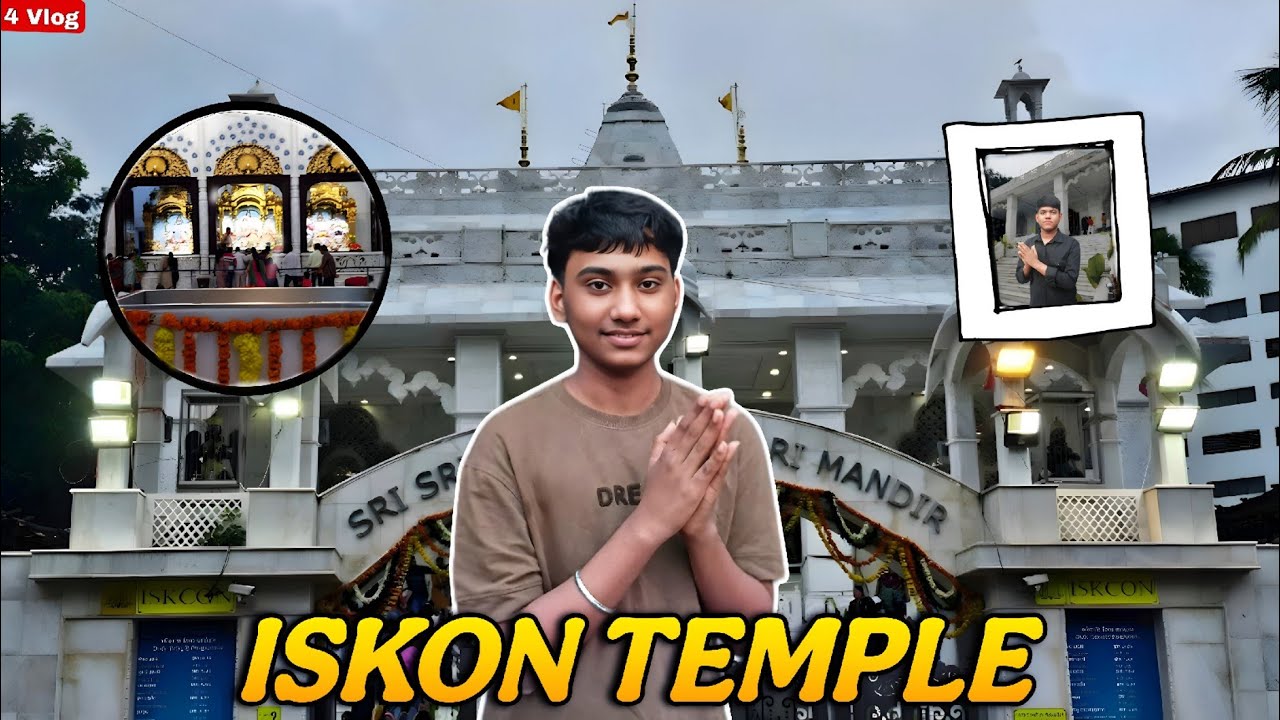 Going Iskon Temple || Mandir mai dekhe 3 vlogger 😱 #vlogs 