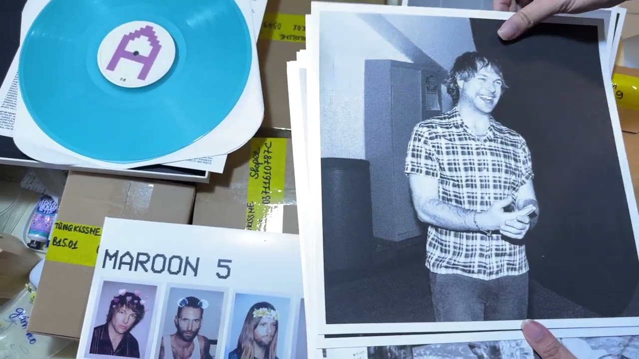Maroon 5 - Red Pill Blues (Box Set) vinyl unboxing