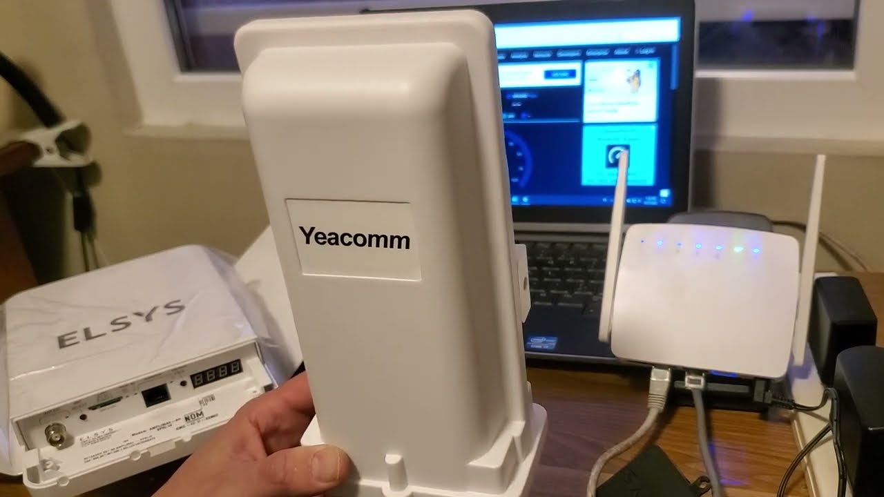 Comparativa Velocidad Modem Router Yeacomm vs Elsys