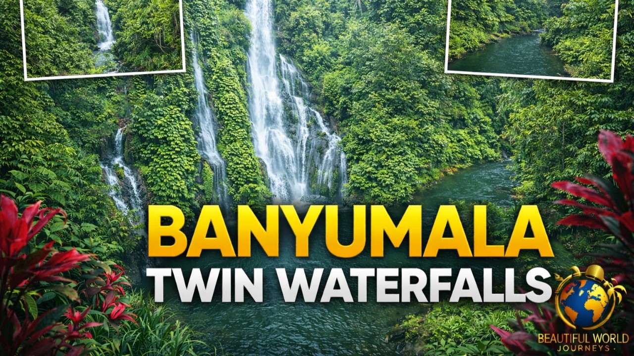 The Most Beautiful Waterfall in Bali?  | Banyumala Twin Waterfall