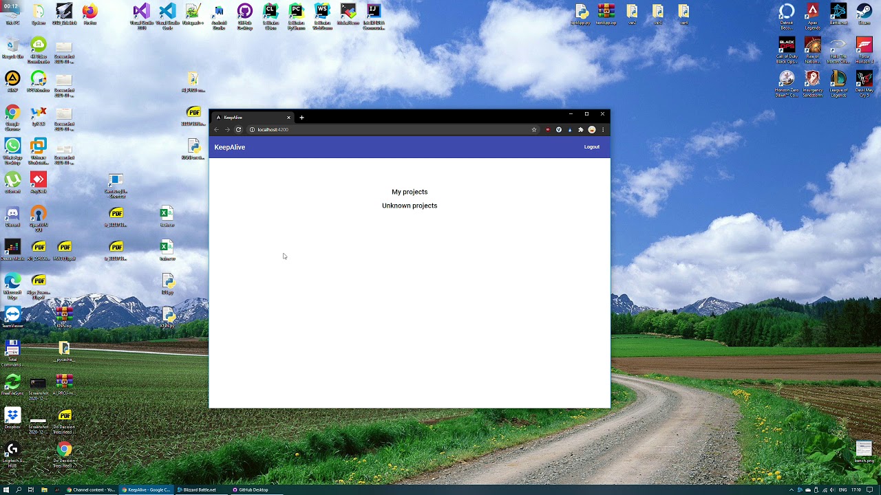 KeepAlive - Authentication demo and authentication persistence