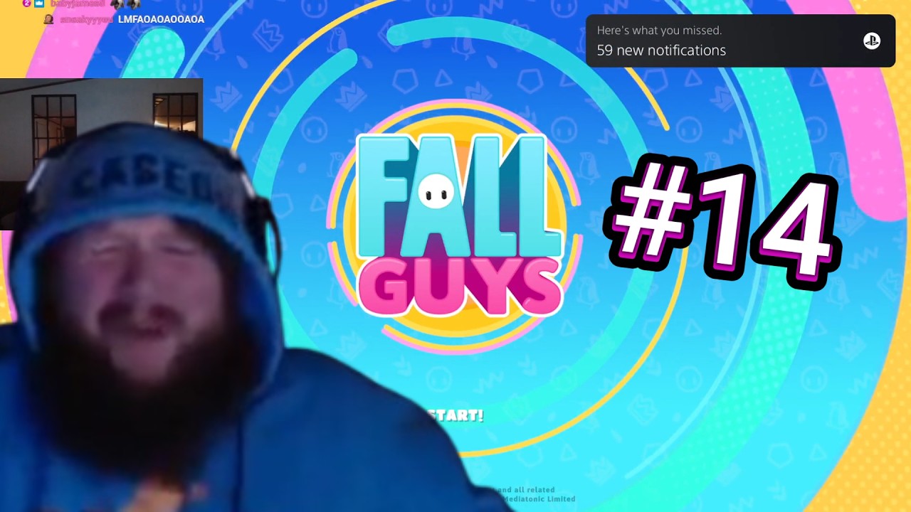 Caseoh играет в [Fall Guys] [часть 14]