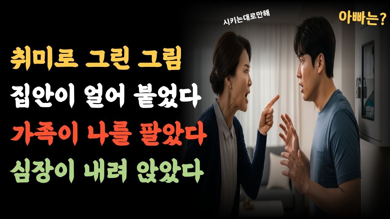 취미였던 수채화가 덫이었다… 아내가 숨긴 잠금약장 속 진실 l가족사연l노후사연l사연채널l감동사연