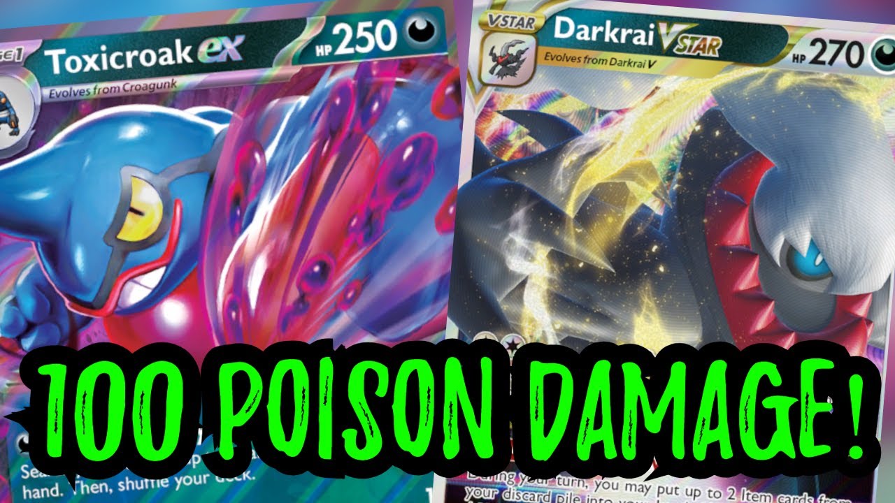 Toxicroak ex Hits for 100 DAMAGE for POISON Pokemon TCG Live