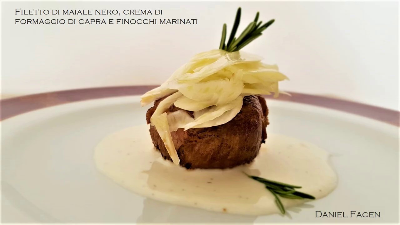Filetto di maiale nero delle valli orobiche - Ricette Chef Stellati - Daniel Facen