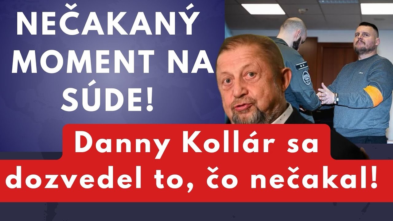 Nečakaný moment na súde! Danny Kollár uvidel to, čo nečakal  