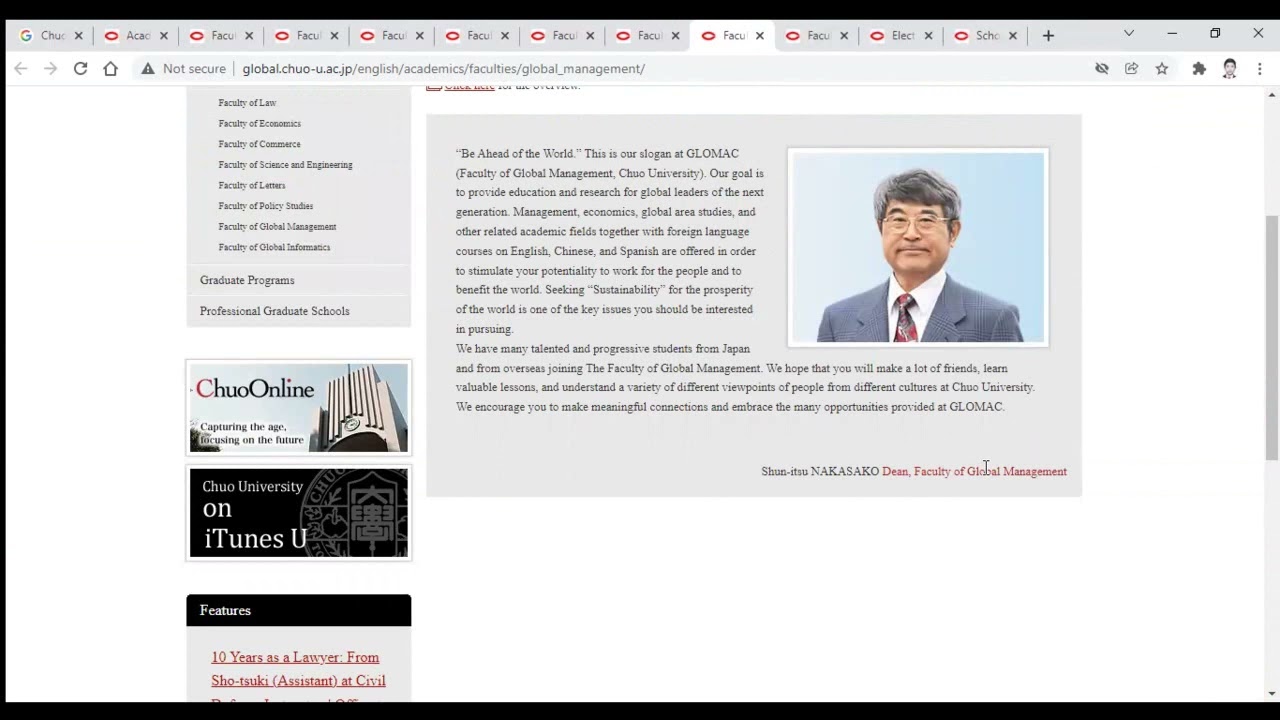 Chuo University | MEXT Scholarship